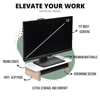 Soporte de Monitor Antártida - Pequeño