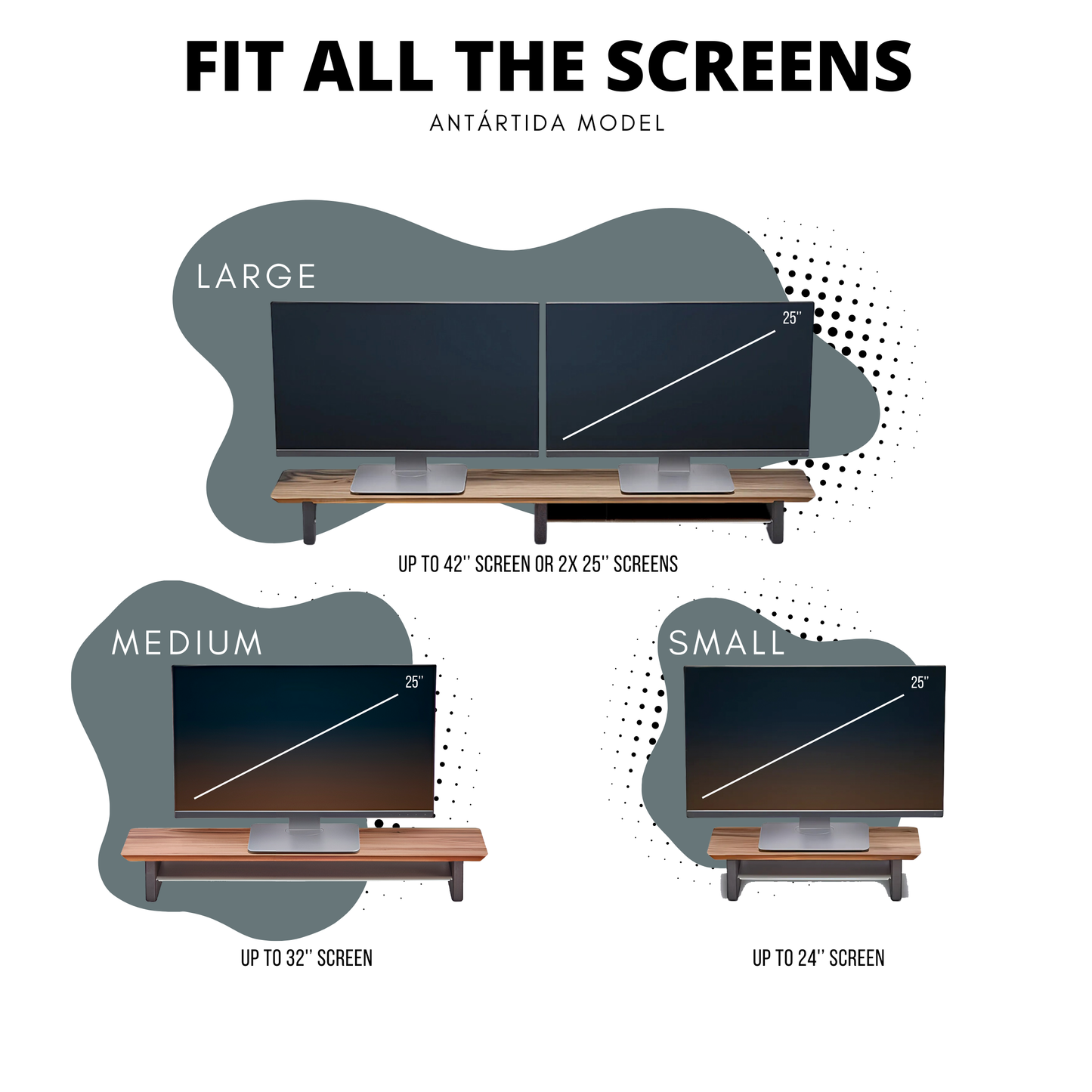 Soporte de Monitor Antártida - Pequeño