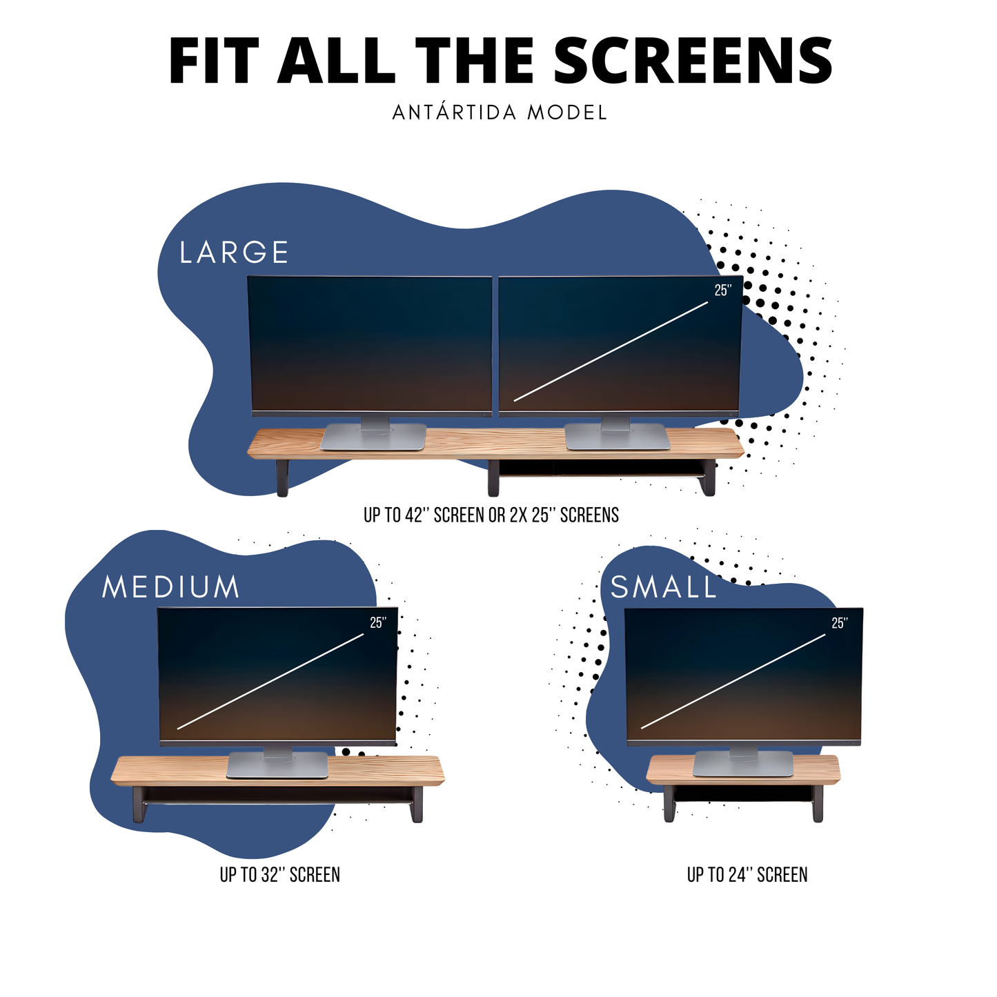 Soporte de Monitor Antártida - Pequeño