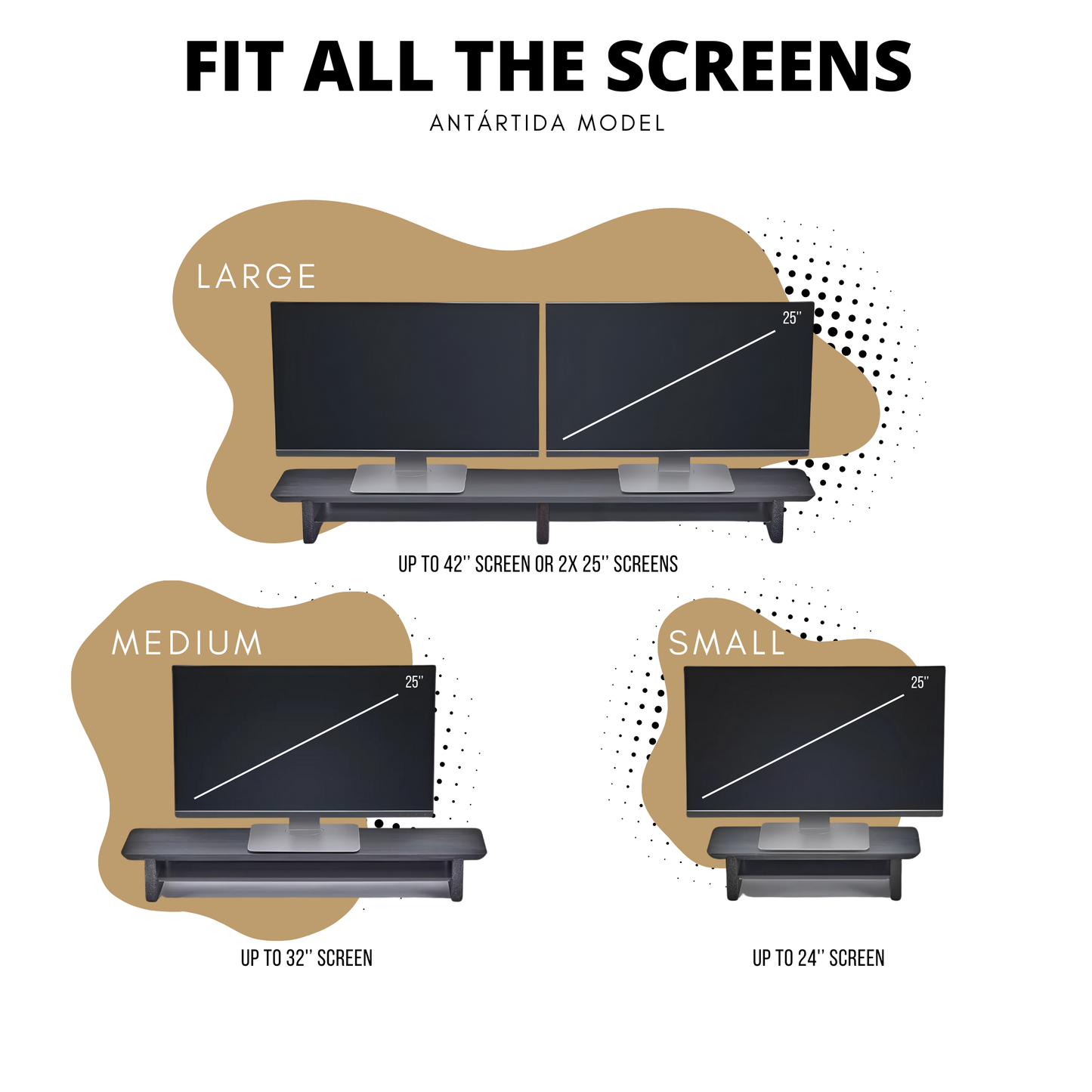 Soporte de Monitor Antártida - Pequeño