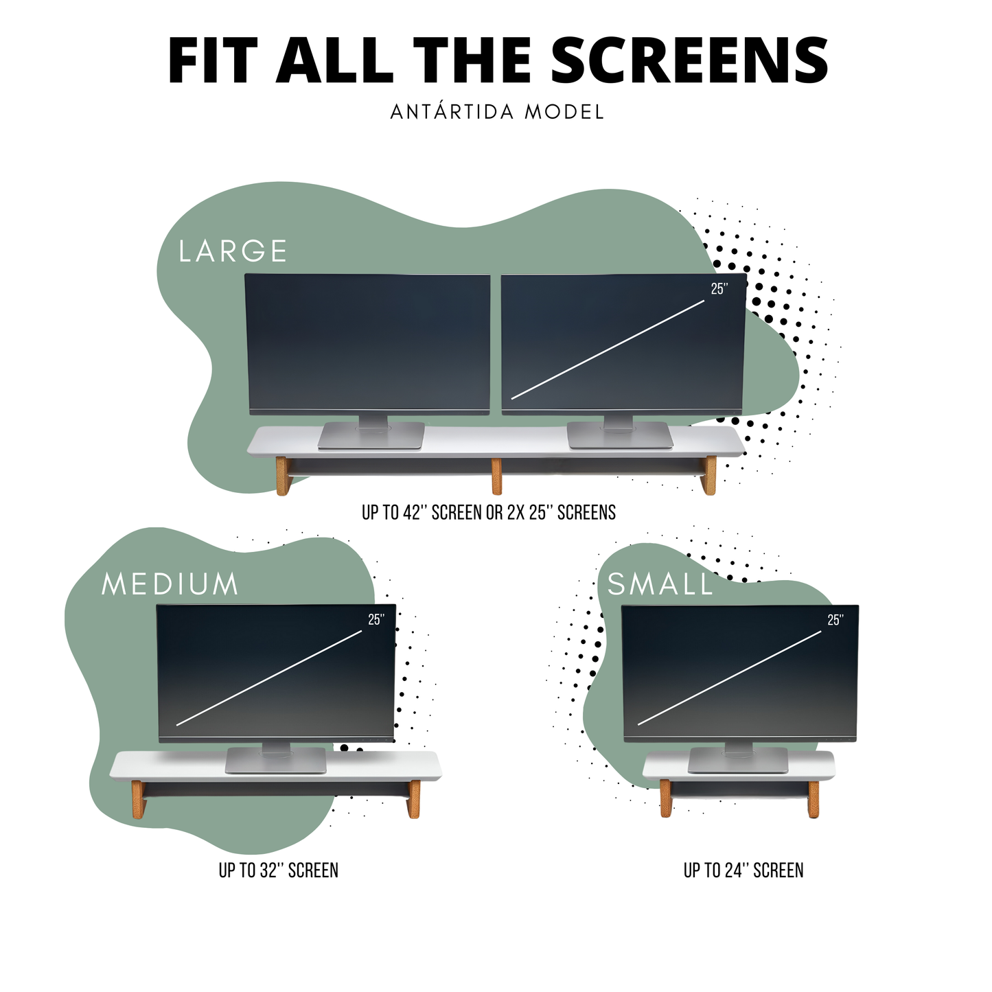 Soporte de Monitor Antártida - Pequeño