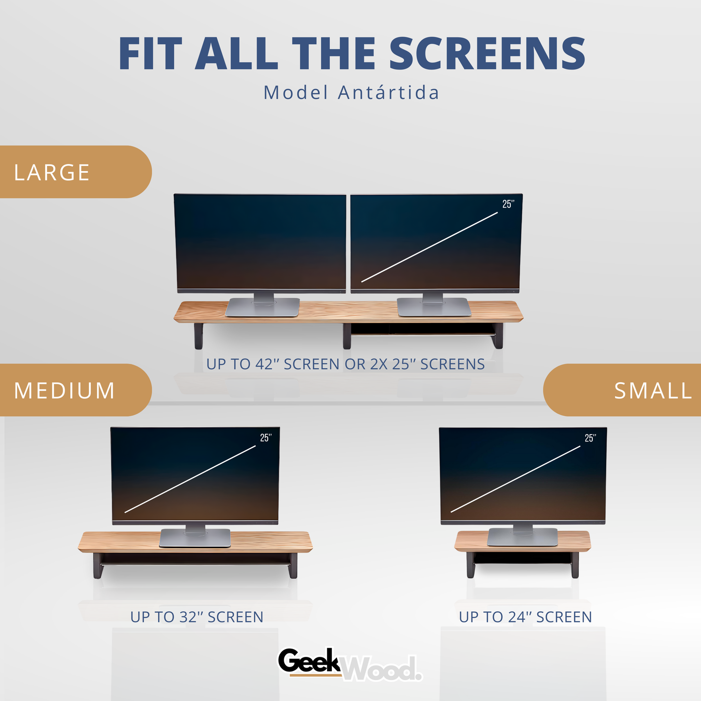 Soporte de Monitor Antártida - Grande